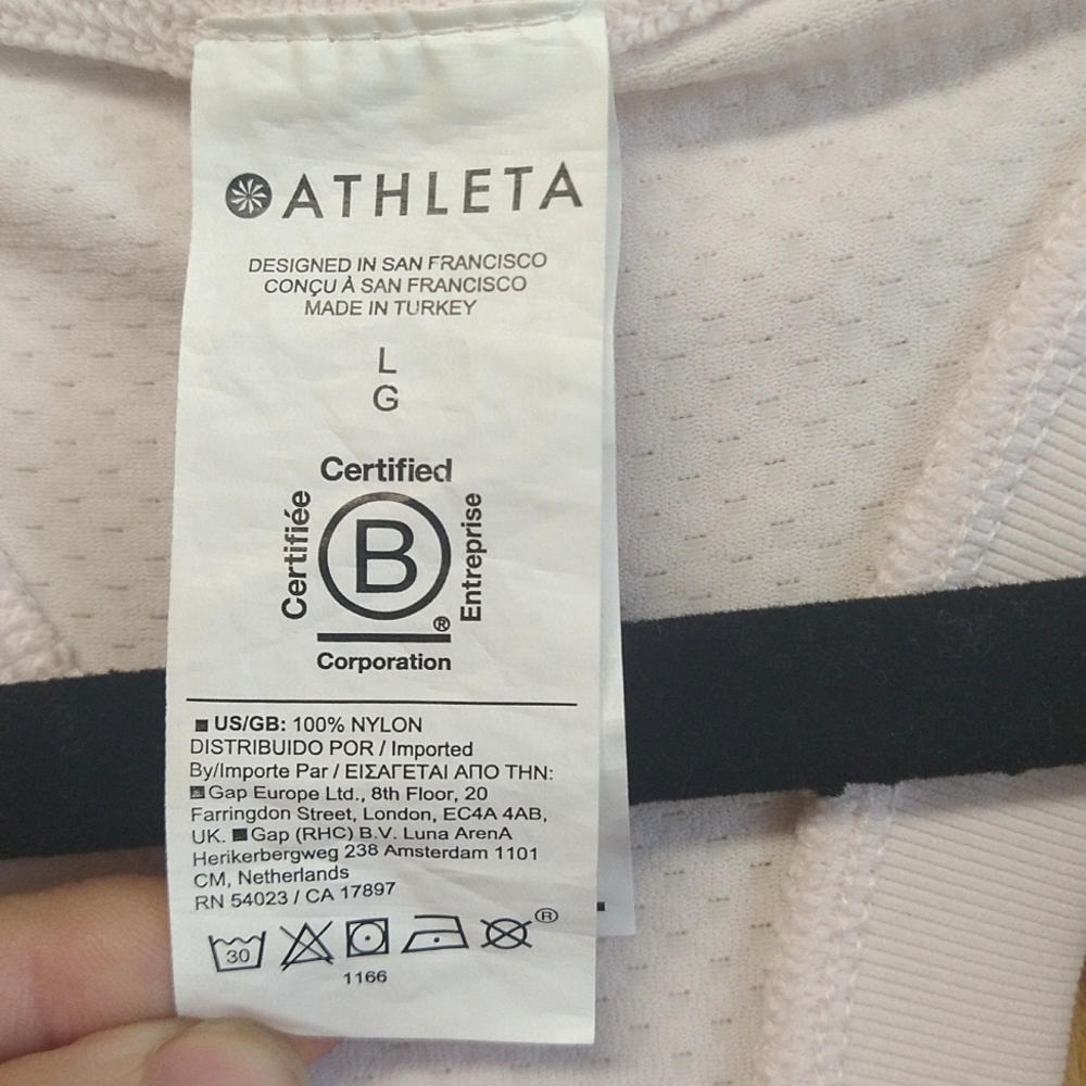 ◼️SALE! Athleta Zero slip work out tank, size L - Picture 4 of 5